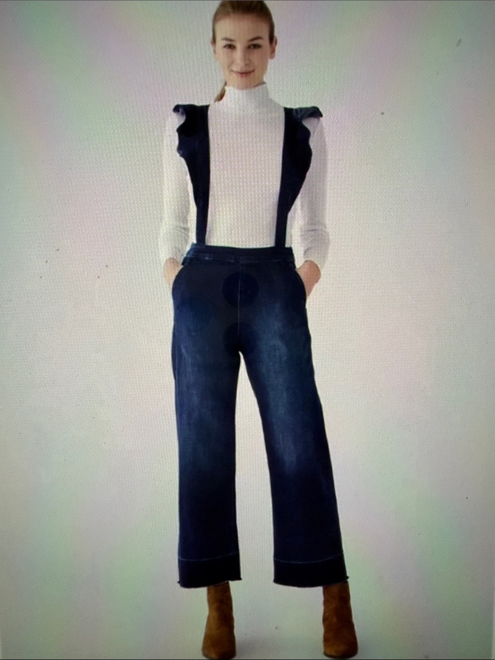 DL1961 Hepburn Overall Cropped Women’s Denim